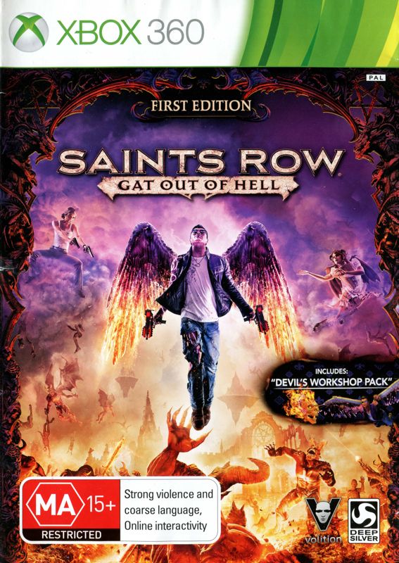 Saints Row Gat Out of Hell box art for Playstation 4